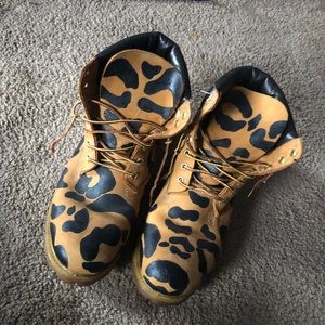 Custom timberland boots